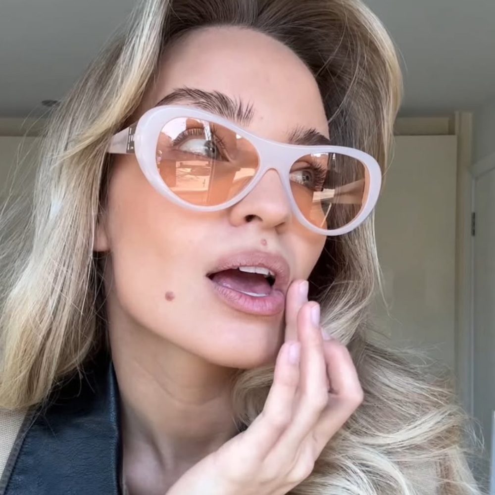 Indy Liotta Retro Oversized Sunglasses